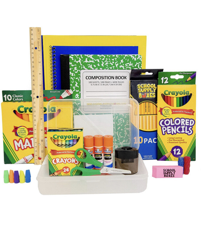 Back To School Supply Box Grades K-5 - School Supply Kit Back To School Needs-image