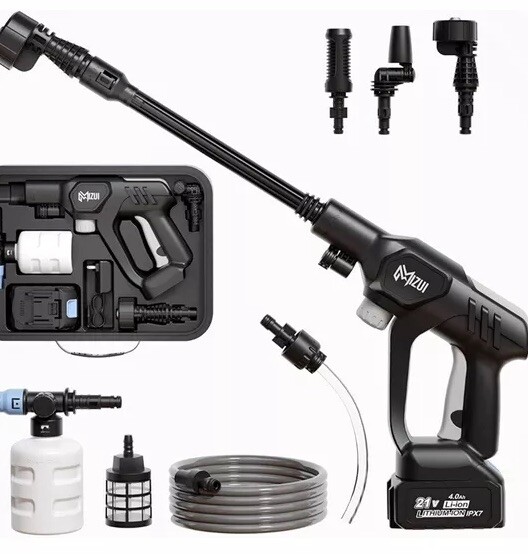 Cordless Pressure Washer Portable Power Cleaner 725psi Battery & Charger