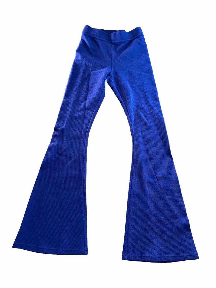 Aerie Womens Offline Xtra Flare Hi-Rise Pants in Blue Size Medium