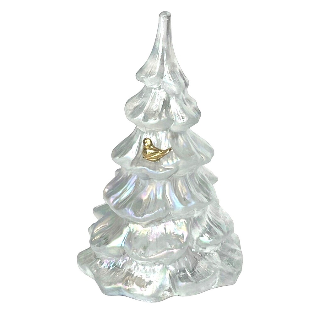 Fenton Glass Christmas Tree Figurine 6.5