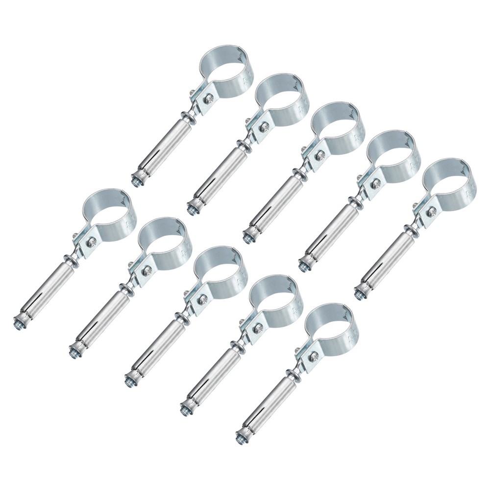 10Pcs Pipe Bracket Clamp Wall Mount Pipe Support Fit 1-1/4