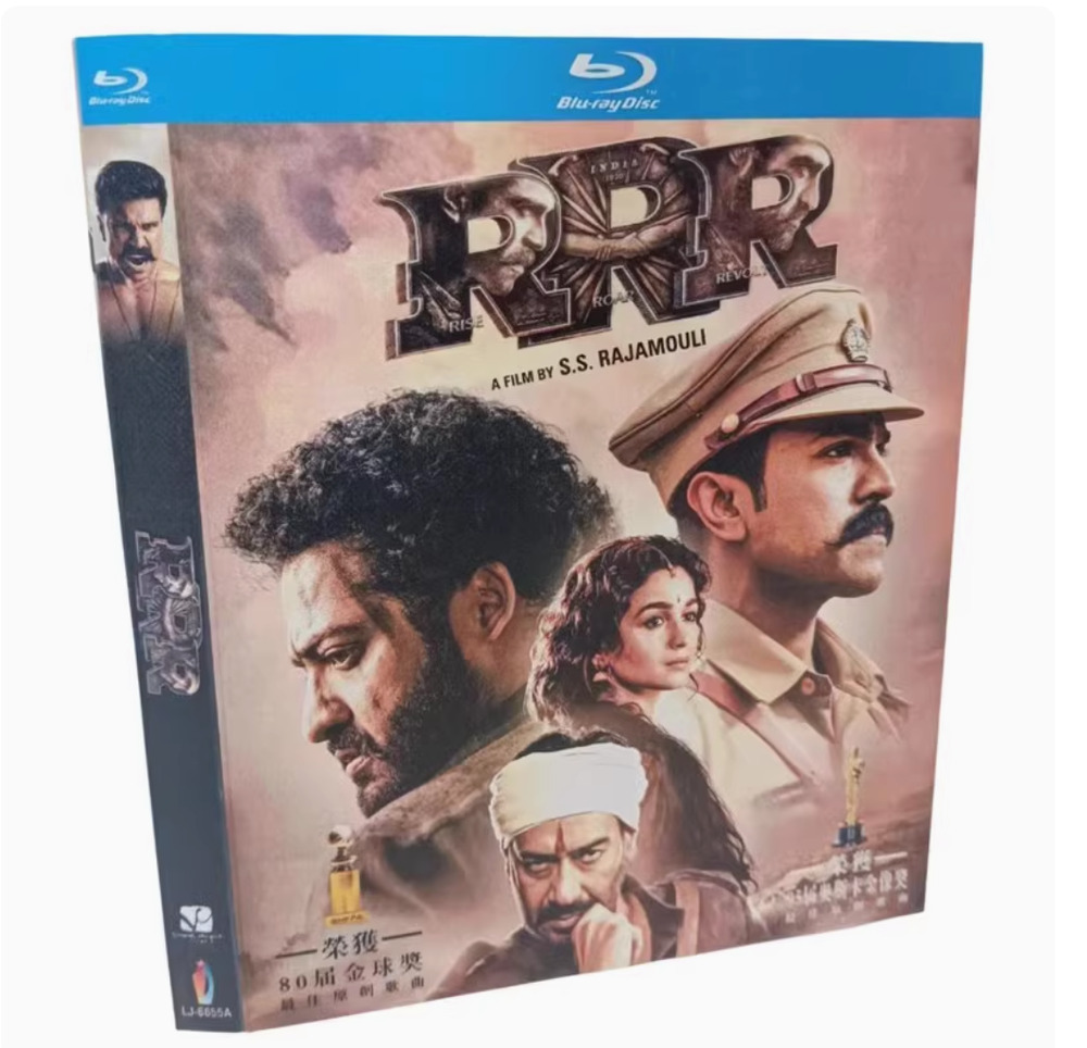 RRR (2022)BD Movie TV Film 1-Disc All Region New Box Set