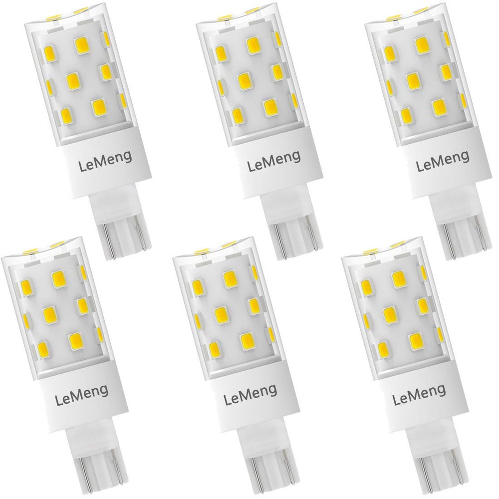 50watt T10 Wedge Base 921 LED Light Bulb 5W 500lm 6000K Daylight White 12VAC/...