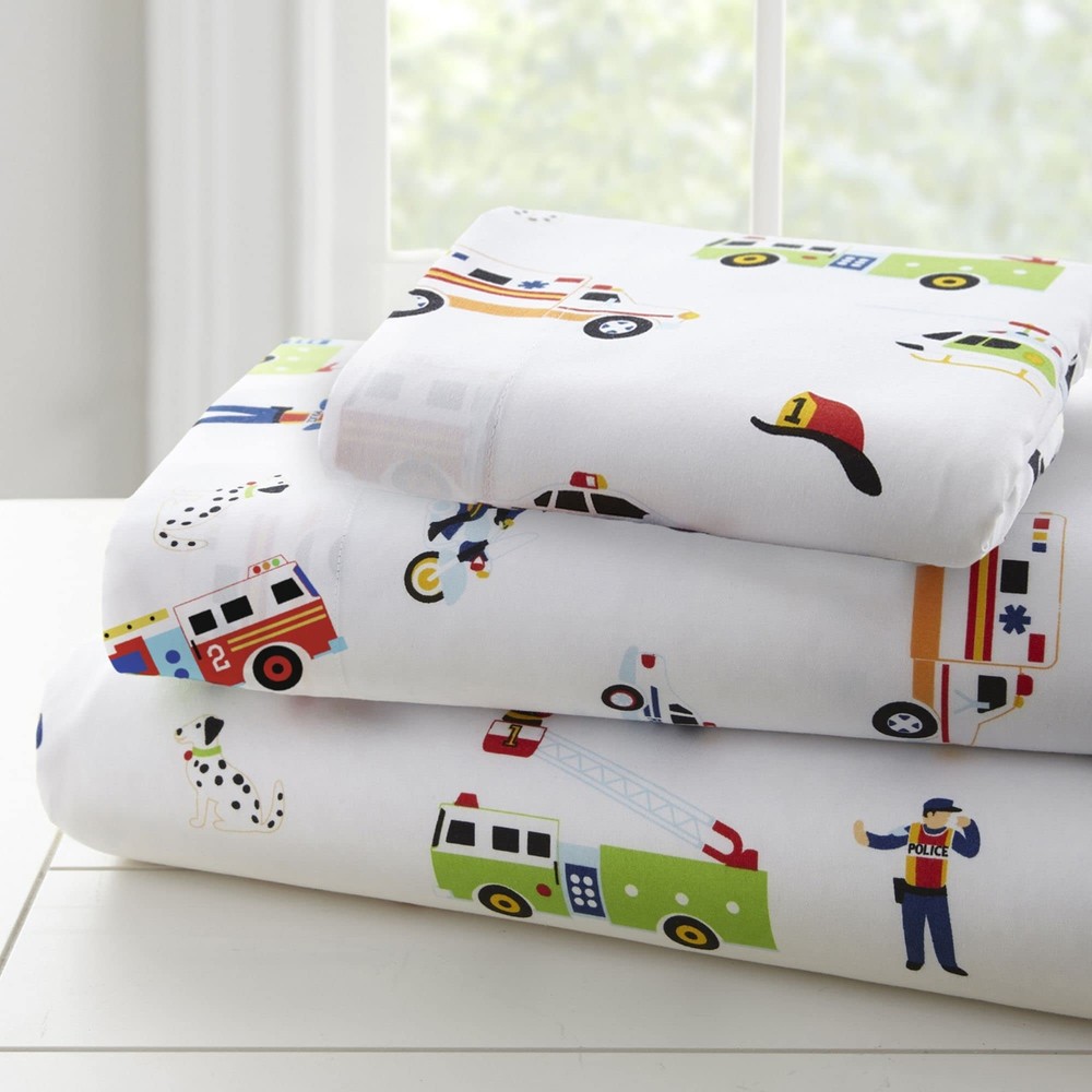 Microfiber Twin Sheet Set for Boys and Girls, Bedding Sheet Set Includes Top ...