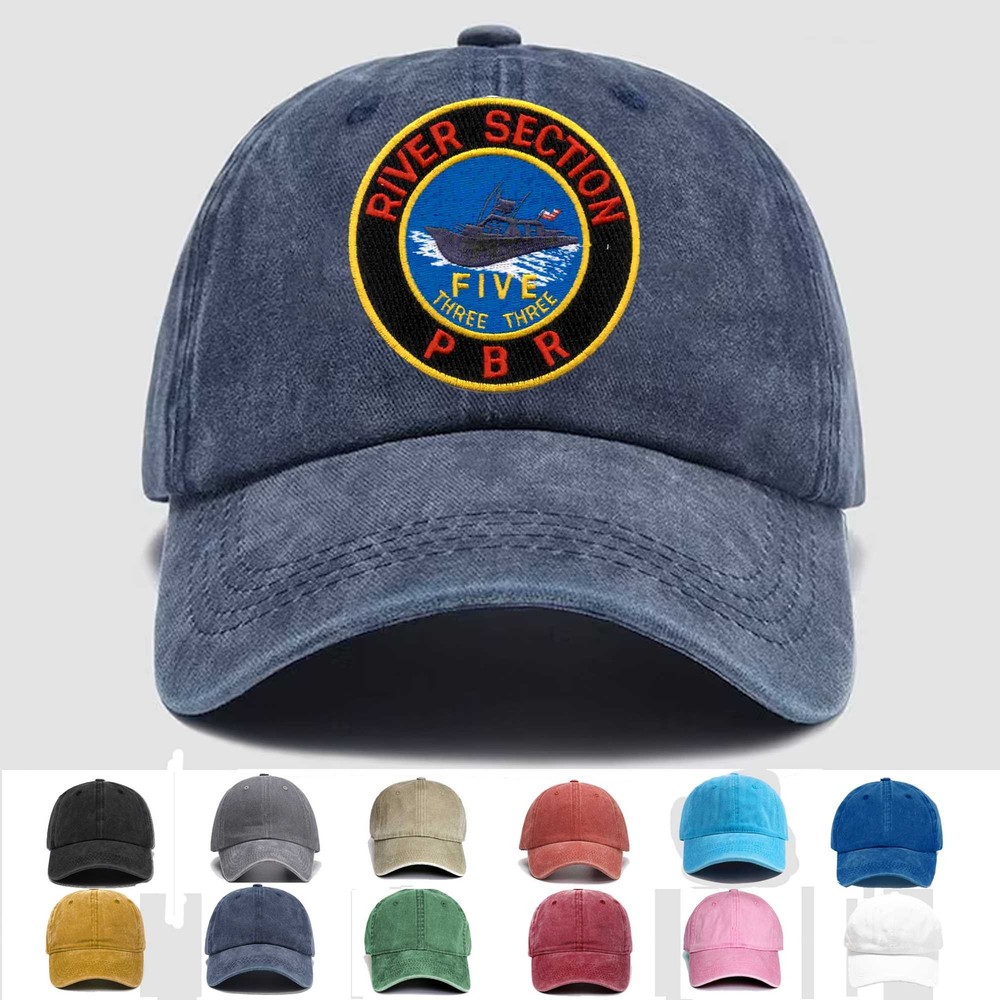 Custom Embroidered Hat Rivsec 533 River Section, Veteran Cap, Trucker Hat, Gift