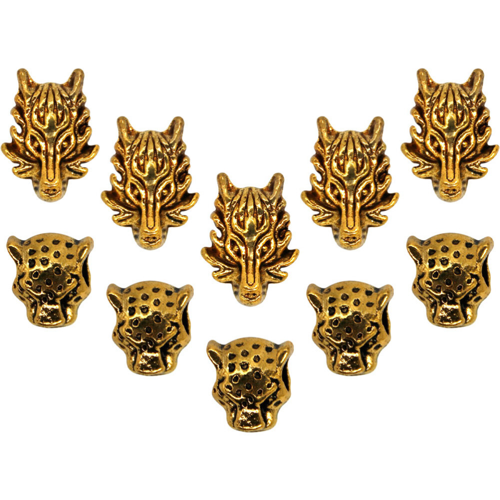 10 Pcs Barrette Wig Dreadlocks Accessories Charms for All Ages Boys