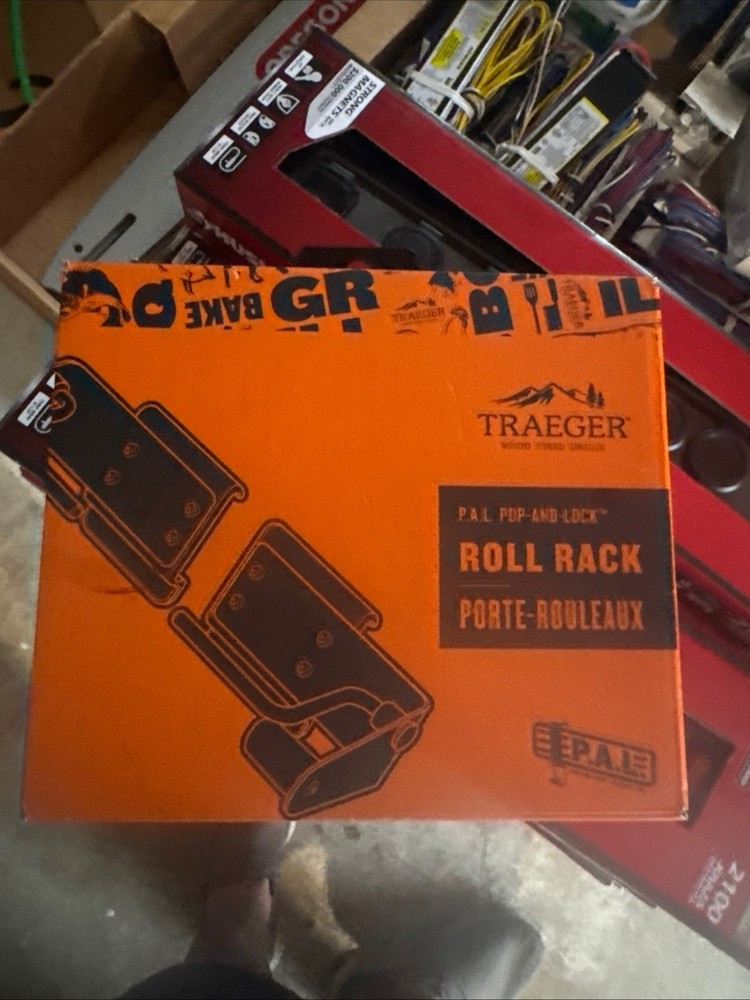 NEW Traeger Grill P.A.L. Pop & Lock Adjustable Roll Rack- BAC655 Grill Accessory
