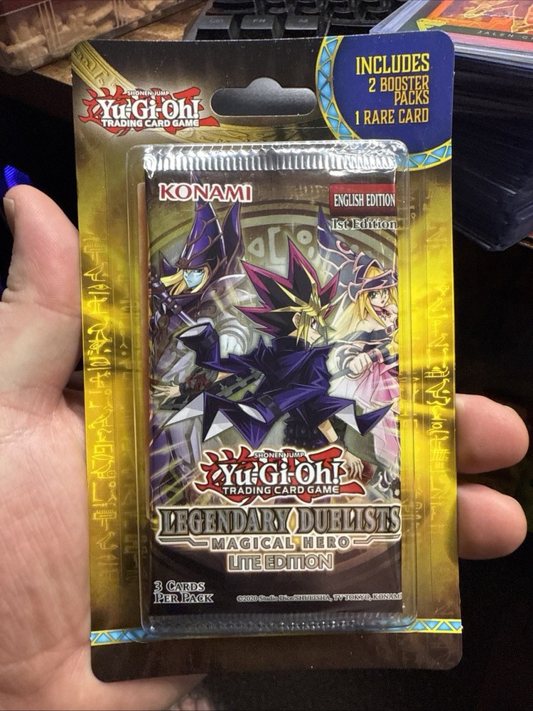 YuGiOh Legendary Duelists Magical Hero 1st Edition Booster Packs with Rare Card
