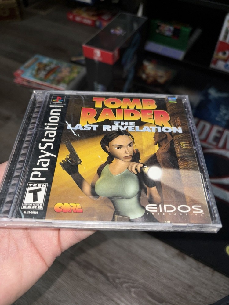 Tomb Raider The Last Revelation PS1 PlayStation 1 Black Label Brand New Sealed