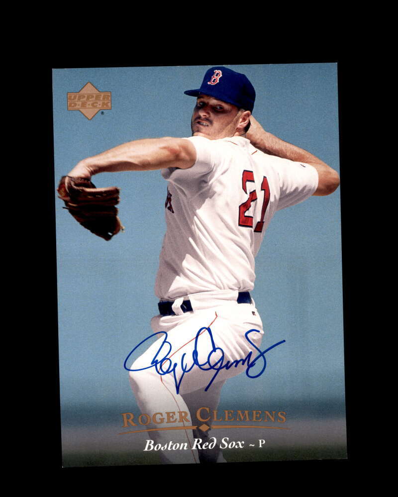 Roger Clemens Upper Deck UDA Coa Signed 1995 Electric Diamond Autograph