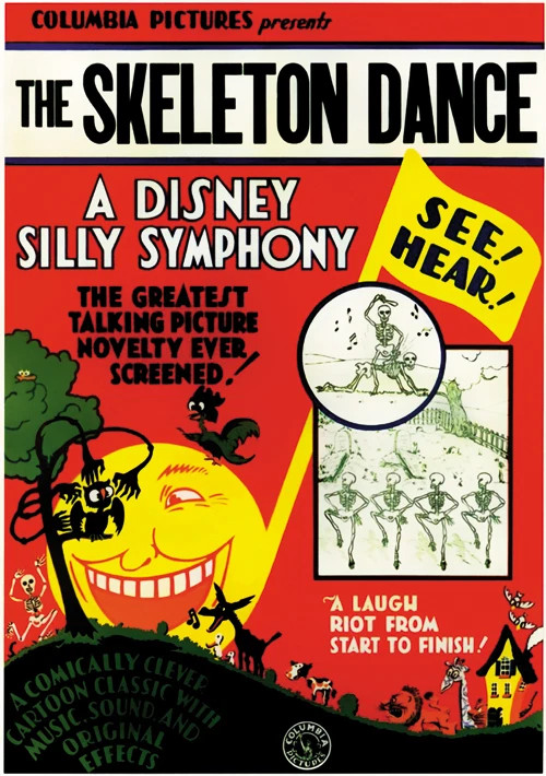 The Skeleton Dance (1929) Paper Poster 210 GSM (No Fram