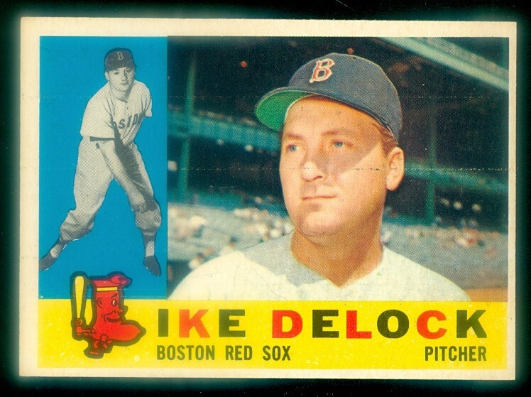 1960 TOPPS #336 IKE DELOCK EXMT