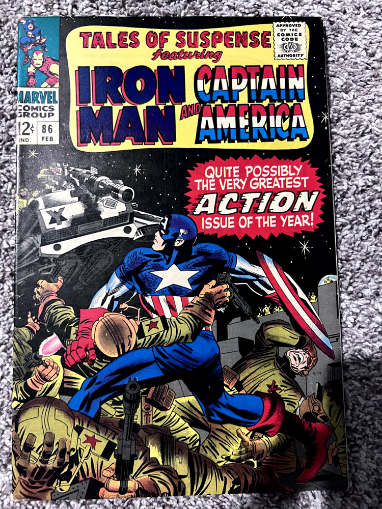 Tales of Suspense #86 F Very Greatest Action Issue of The Year