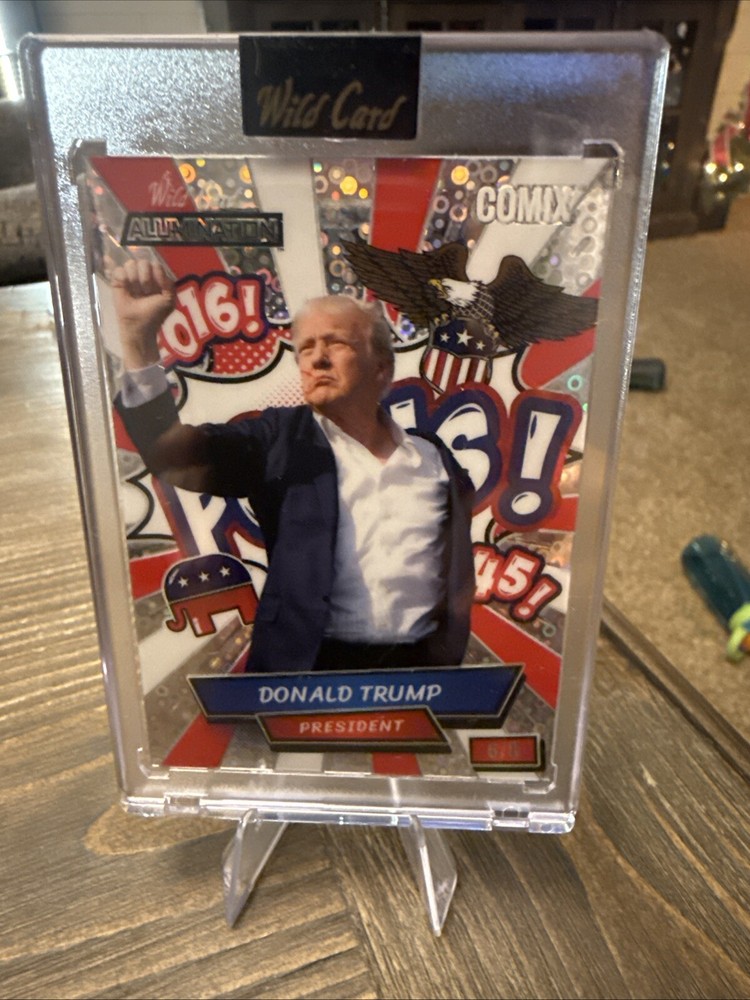 2024 Wild Card Allumination Donald Trump Comix 8 Blood Face