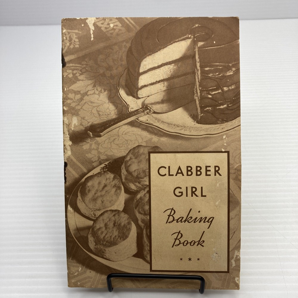 Vintage 1934 Clabber Girl Baking Book Advertising Booklet with Recipes