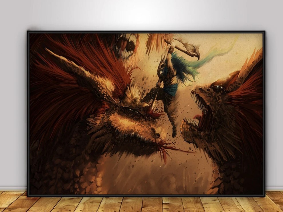 Monster Hunter World Game Poster | Wall Art | Wall Prints 8