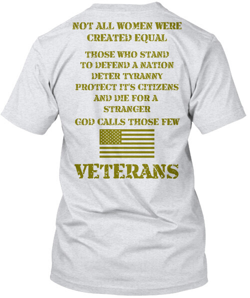 God Calls Those Women Veterans T-Shirt Made in the USA Size S to 5XL