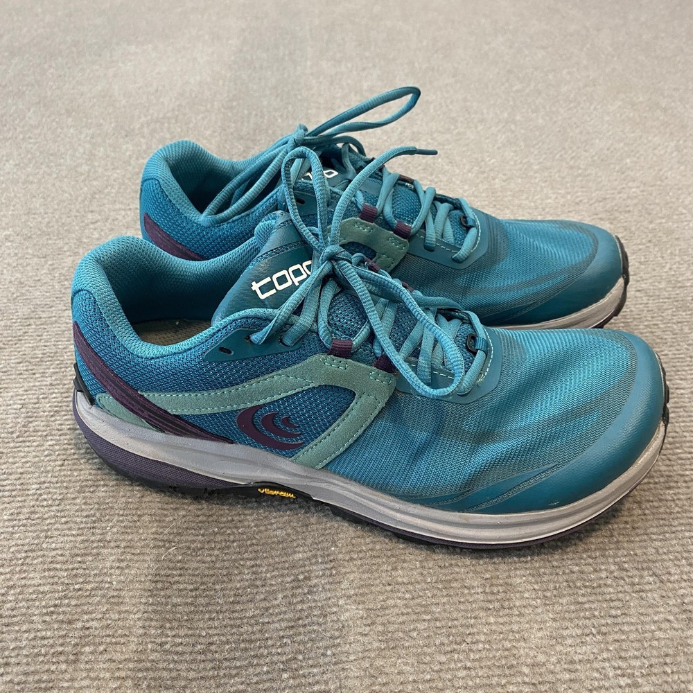 Topo Athletic Terraventure 3 Shoes Womens Size 9.5 Teal Trail Running Vibram