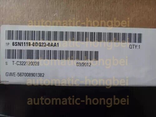 6SN1118-0DG23-0AA1 SIEMENS CONTROL UNIT 6SN11180DG230AA1Fast Shipping FreeTax#MS