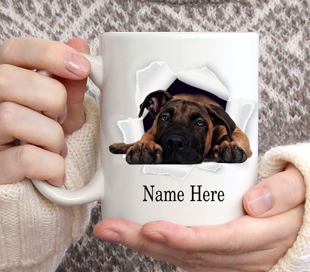 Funny Personalized Boerboel Custom Name Coffee Mug 11oz Boerboel Mug Boerboel