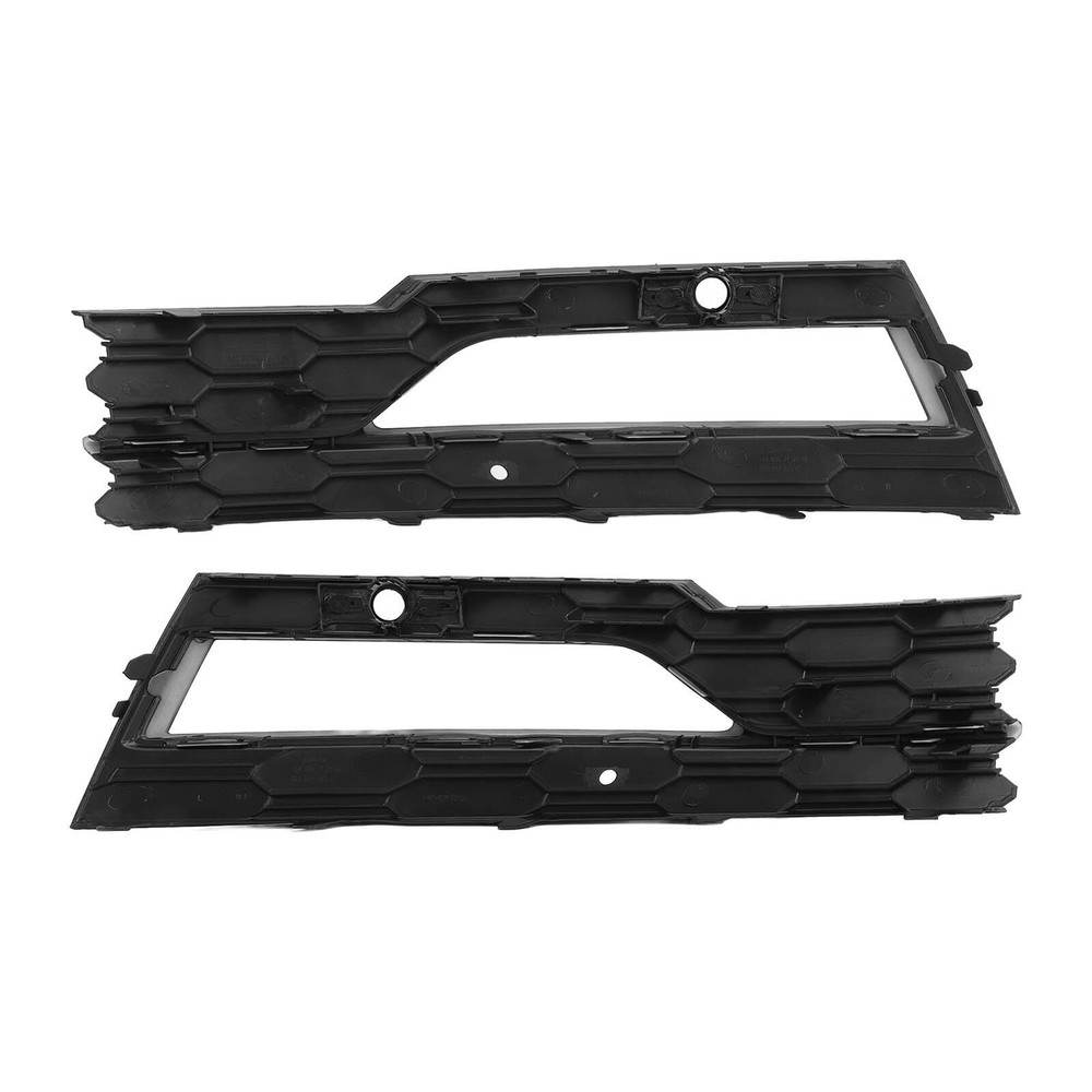 Front Bumper Fog Light Lamp Grille Cover For Skoda Octavia 2020 Pair Black