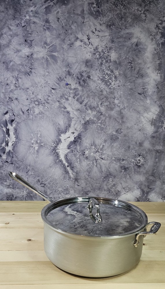 All-Clad MC2 6 Qt Stainless Steel Saucepan with Lid