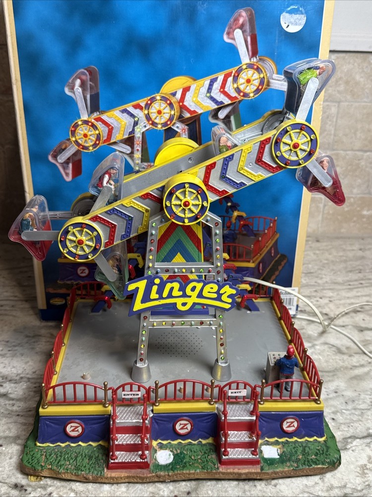 2008 Lemax Zinger Carnival Ride with Lights and Sound 84809