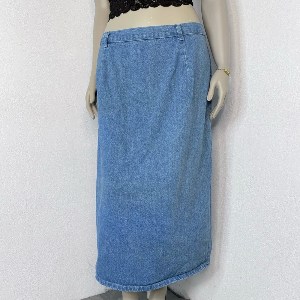 90s VNT Denim Midi Skirt 37