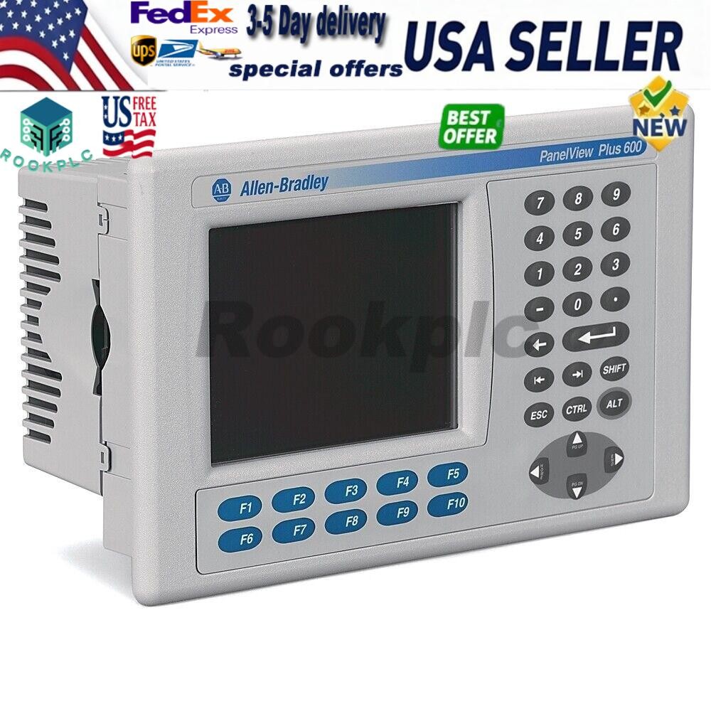 New AB 2711P-B6C20A8 Screen PanelView Plus 600 2711PB6C20A8 Fast Shipping 1PCS