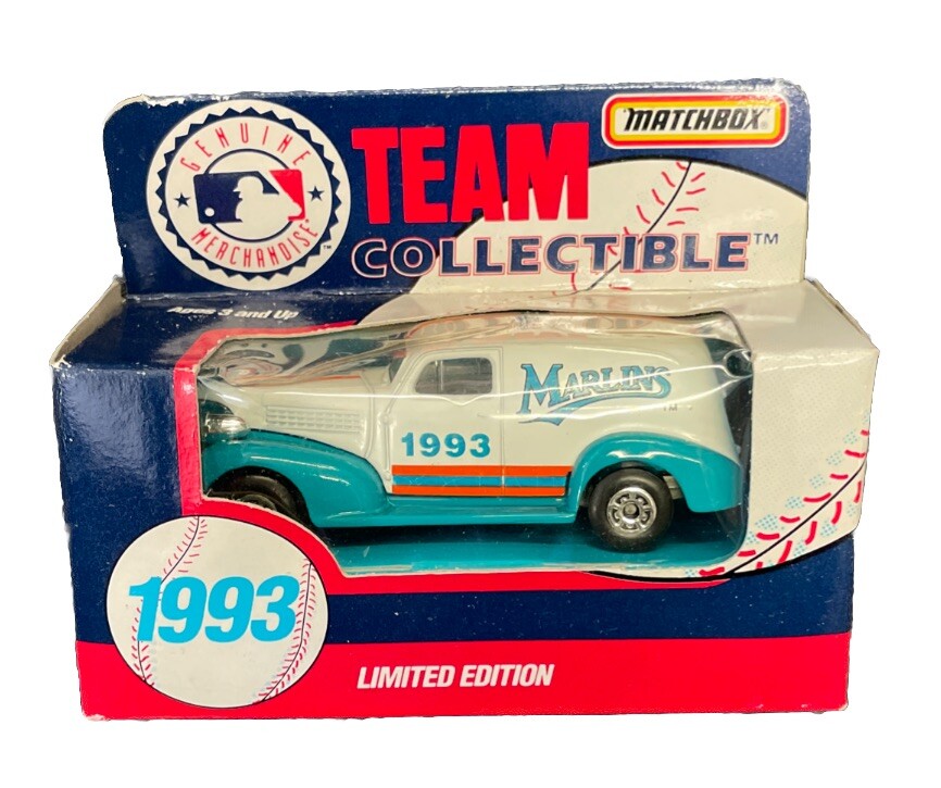 Miami Marlins Matchbox 1993 Team Collectibles Die Cast