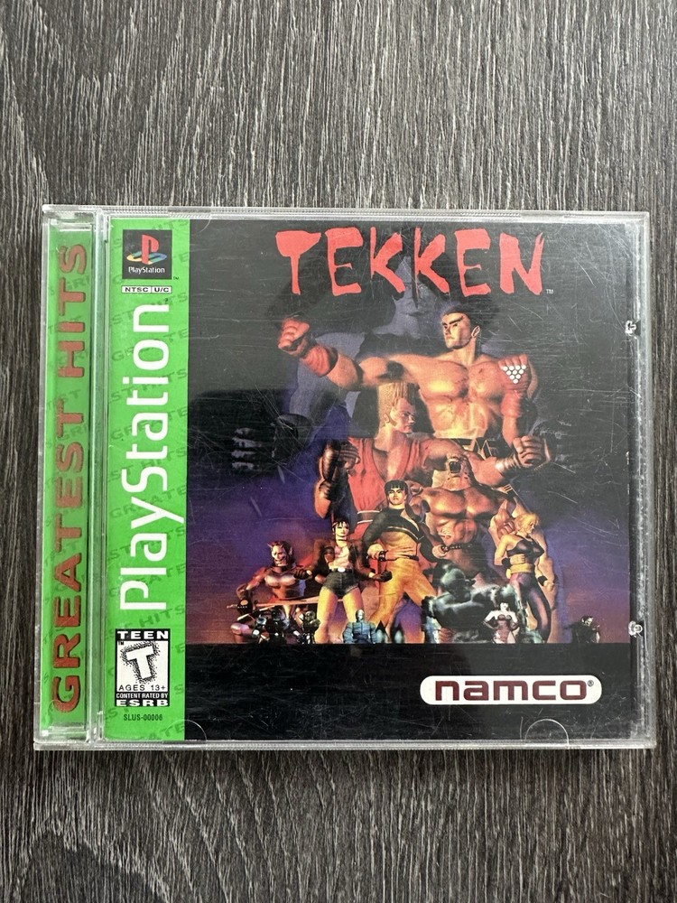Tekken (Sony PlayStation 1, 1995) Complete With Registration Card