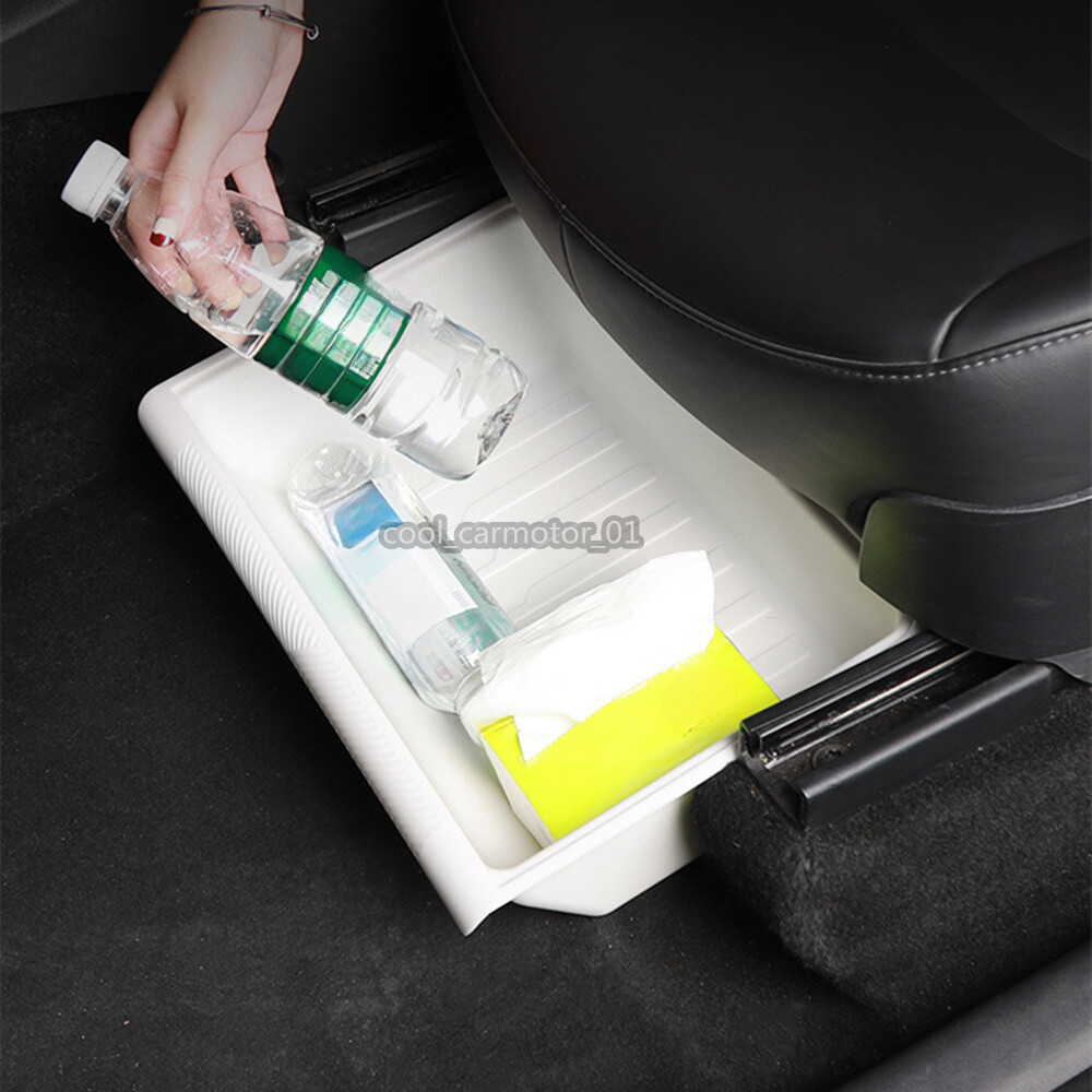 Tesla Model Y Under Seat Storage Organizer Box for Front Seats