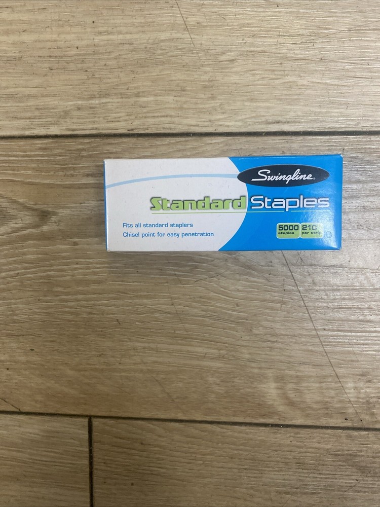 Swingline Staples Standard 1/4 inches Length 210/Strip 5000/Box 1 Box - (35108)
