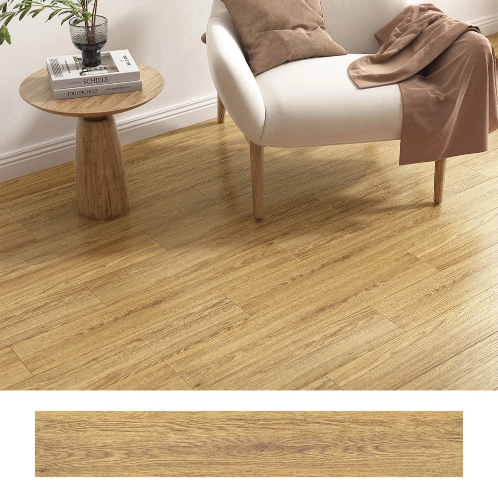 36-Pack 52 Sq.Ft Peel and Stick Vinyl Wood Planks for Bathroom Flooring