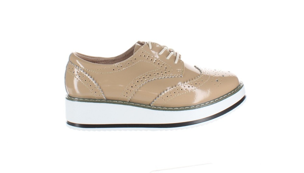 DADAWEN Womens Tan Oxfords EUR 38 (4868520)
