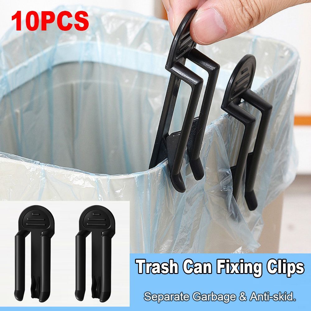 Secure Anti-Slip Trash Bin Lock Clamps for Waste Bag Fixing and Garbage Can Stability