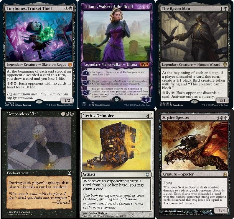 Custom Commander Deck - Discard - Tinybones, Trinket Thief 100 Card EDH Deck NM