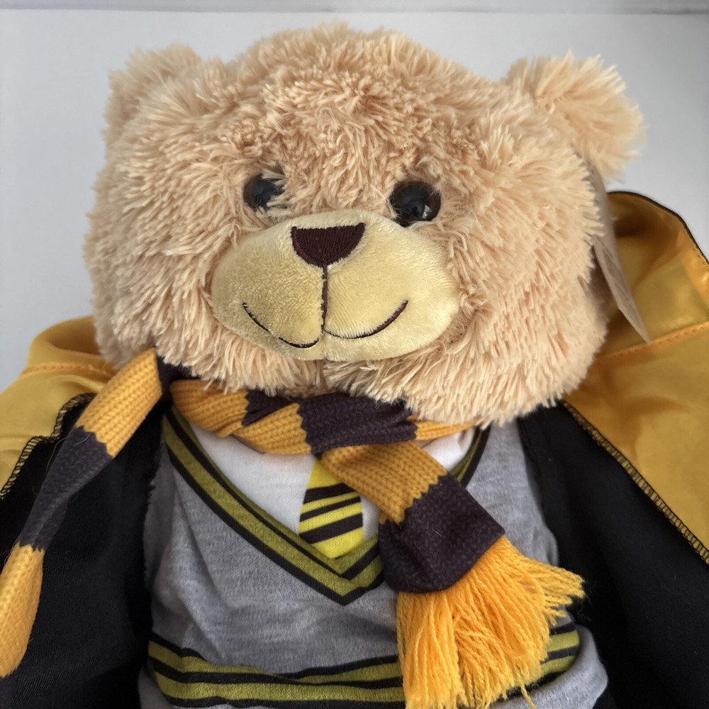 Harry Potter Themed Blue & Yellow Bear Factory Plush with Tags
