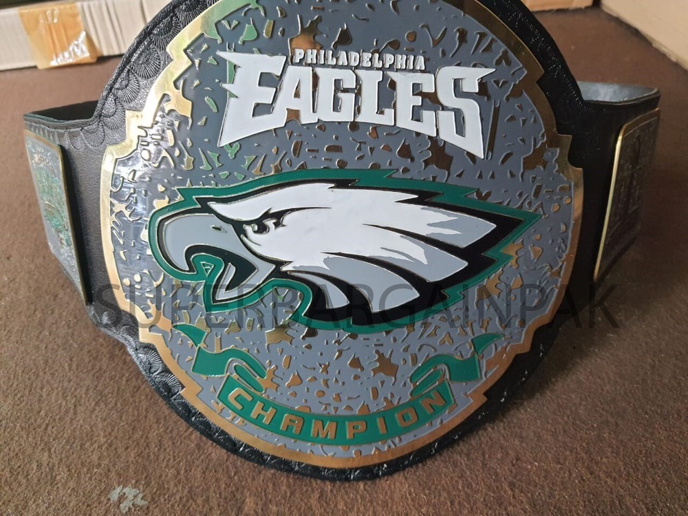 Philadelphia Eagles championship belt 4mm brass