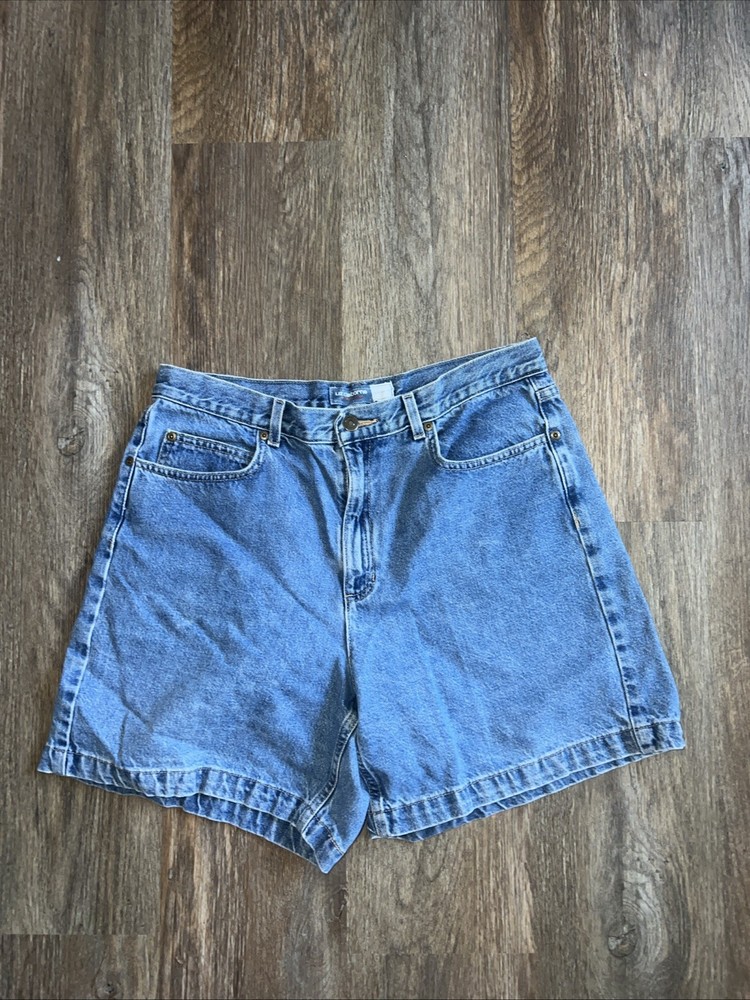 Vintage Liz Claiborne Blue Jean Shorts Sz 14 High Rise