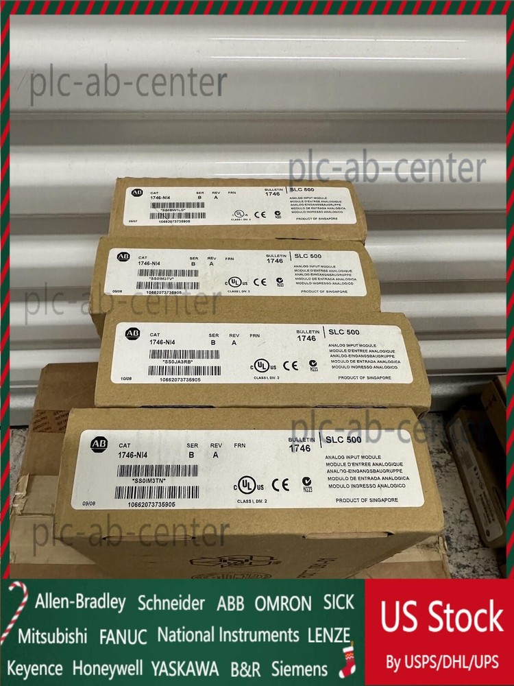 Allen Bradley 1746-NI4 Series B Analog Input Module SLC 500 1746-N14