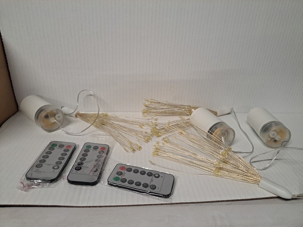 Fairy Lights Hanging LED Lights Battery Operated Copper Wire Fireworks