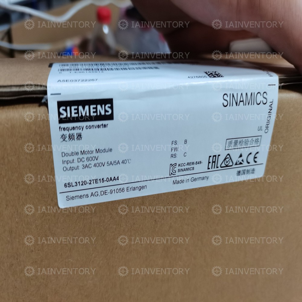 1PC NEW Siemens 6SL3120-2TE15-0AA4 US Stock Warranty Included Free shipping