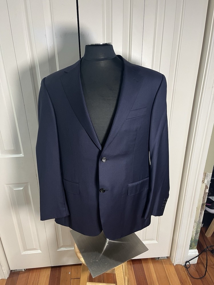 Canali Exclusive Super 150’s Men’s Blazer US 42 R Made In Italy Wool