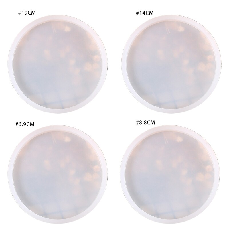 Round Tray Making Silicone Mold Handmade Resin Making Tools Tray Mold