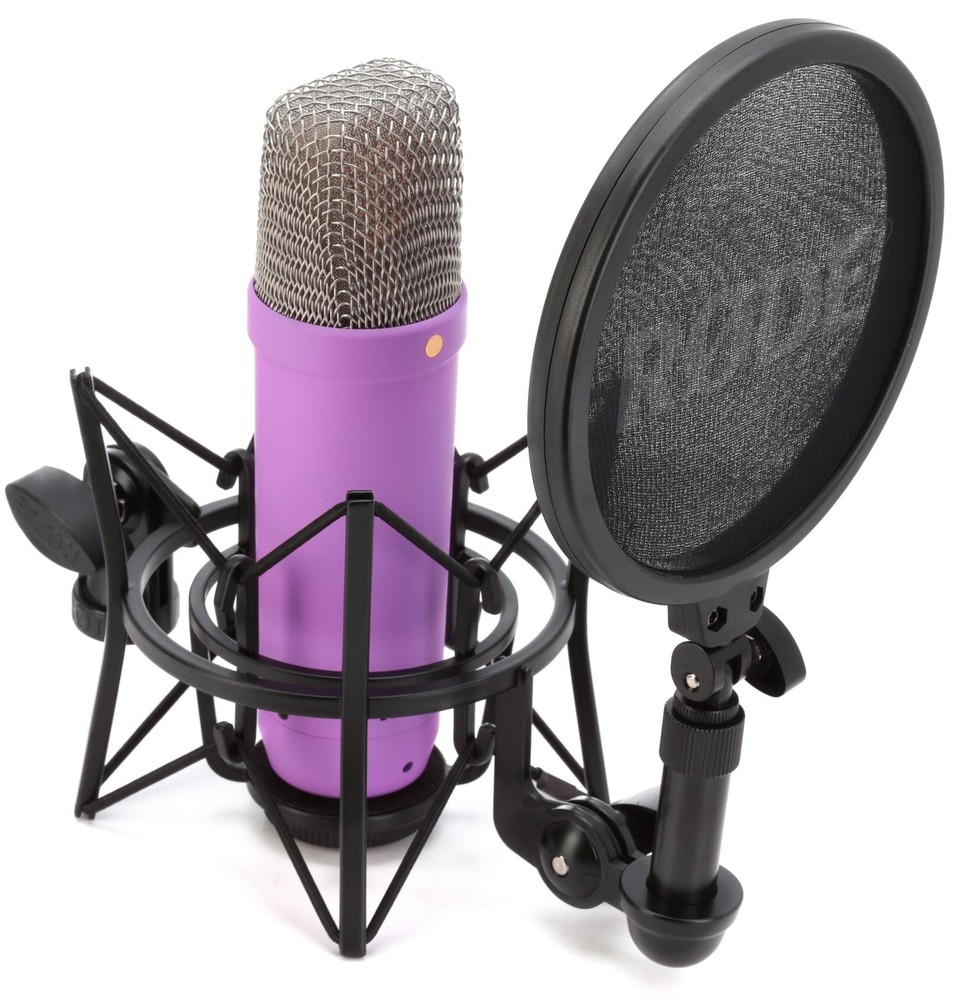 Rode NT1 Signature Series Condenser Microphone with SM6 Shockmount and Pop