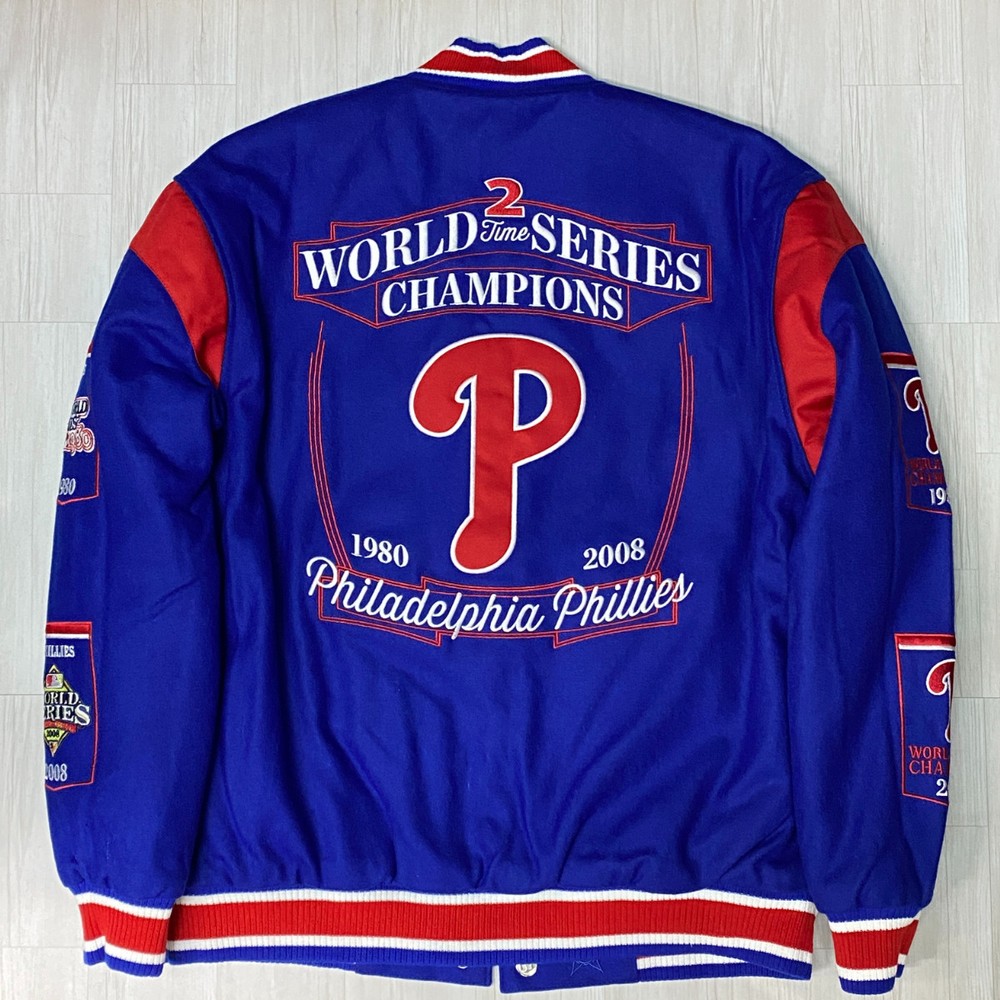 Philadelphia Phillies World Series Champions Reversible Stadium Jacket XL
