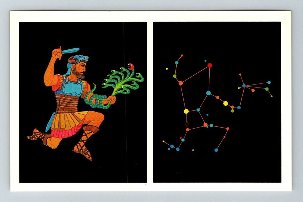 Vintage 1970 Hercules Strong Hanson Planetarium Postcard Salt Lake City Utah UT  