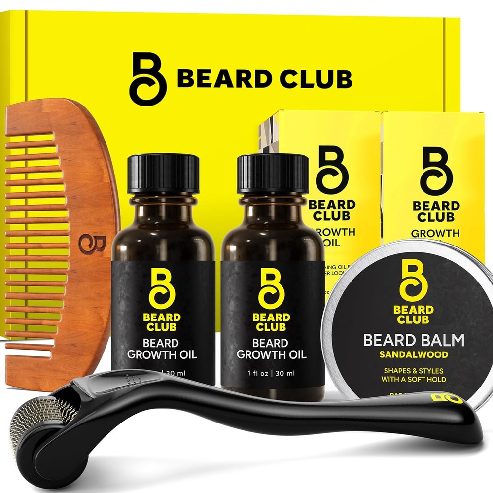 The Beard Club Enhanced Growth Kit - Derma