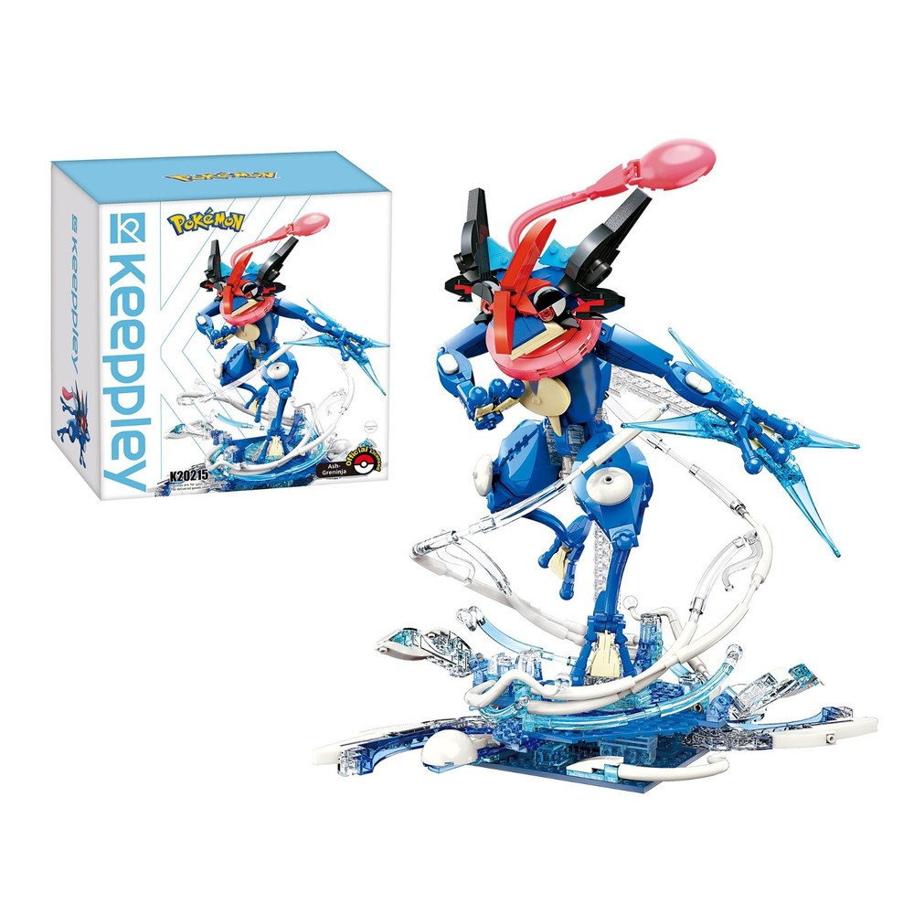 Official Pokémon Keeppley Ash Greninja Building Block 400+ Piece Set K20215